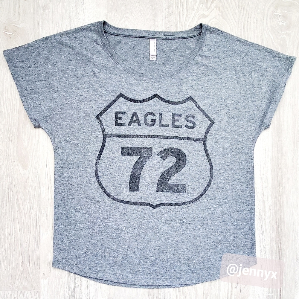 Eagles 🎵🎶 2012 Women's 72 Highway Sign Band Boxy